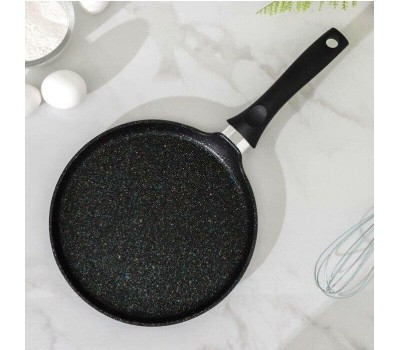 Сковорода KUKMARA сбгг240а а/пр литая блинная 24см Granit ultra blue