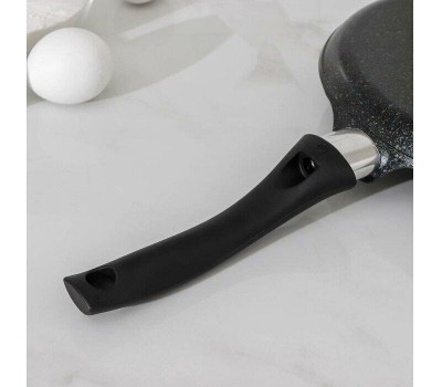 Сковорода KUKMARA сбгг240а а/пр литая блинная 24см Granit ultra blue