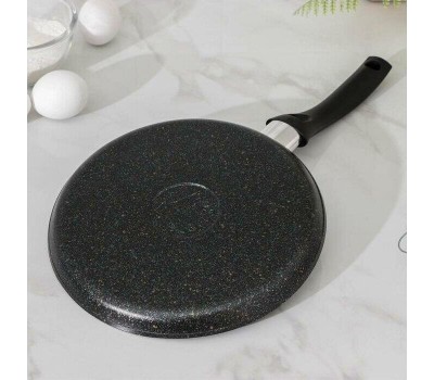 Сковорода KUKMARA сбгг240а а/пр литая блинная 24см Granit ultra blue