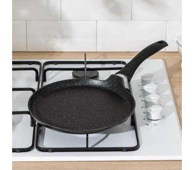 Сковорода KUKMARA сбгг240а а/пр литая блинная 24см Granit ultra blue