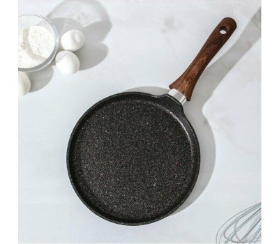 Сковорода KUKMARA сбгг240а а/пр литая блинная 24см Granit ultra blue