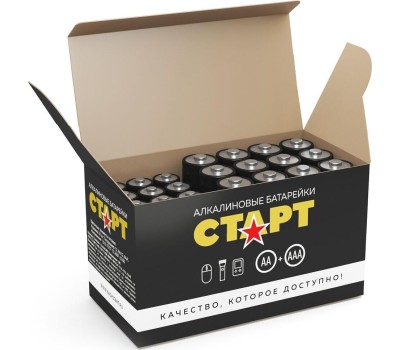 Алкалиновая батарейка СТАРТ (19142) LR6/LR03-BOX12/12 N