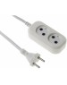 Удлинитель BURO BU-PSL2.1/W 1.5м (2 розетки) белый (пакет ПЭ)