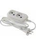 Удлинитель BURO BU-PSL2.1/W 1.5м (2 розетки) белый (пакет ПЭ)