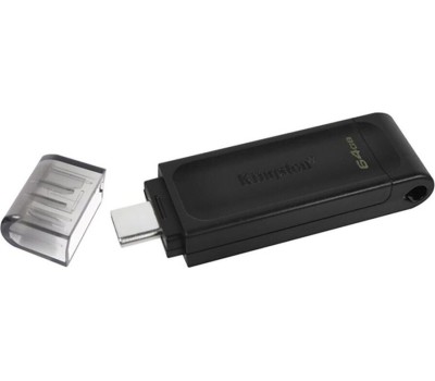 KINGSTON Флэш-накопитель USB-C 3.2 64GB DT70/64GB