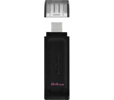 KINGSTON Флэш-накопитель USB-C 3.2 64GB DT70/64GB