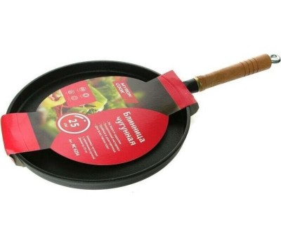 Сковорода MY REAL IRON COOK MC6254 блинная чугун 25см