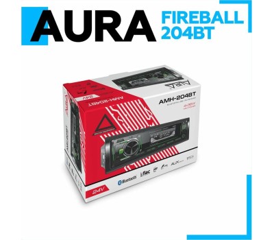 Автомагнитола AURA FIREBALL-204BT USB/SD ресивер