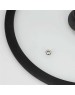 Крышка MALLONY Крышка стеклянная C-type с силиконовым ободком CAPPELLO-C, 28 см (003663)