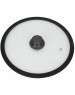 Крышка MALLONY Крышка стеклянная C-type с силиконовым ободком CAPPELLO-C, 28 см (003663)