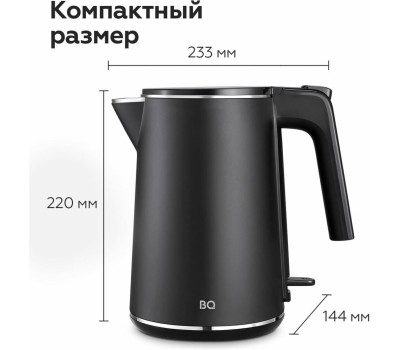 Чайник электрический BQ KT1716P Black