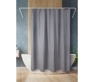 Штора для ванной ЕГ (546) ELITE Штора для ванной Платиновый