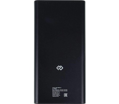 DIGMA Мобильный аккумулятор DGP-30000-4U 30000mAh QC4.0/PD3.0 22.5W 3A 4xUSB-A/USB-C черный (DGP-30000-4U-B)