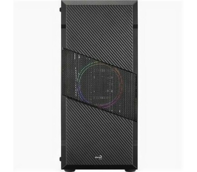 Корпус для ПК AEROCOOL Корпус ATX Menace Saturn FRGB-G-BK-v1, Midi-Tower, без БП, черный [menace frgb-g-bk-v1]