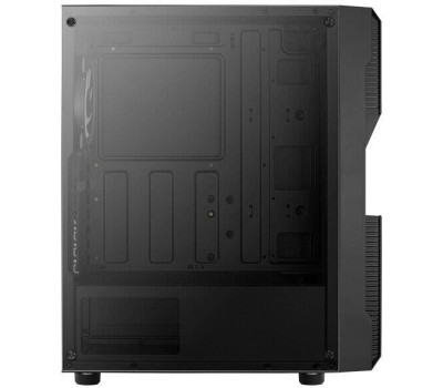 Корпус для ПК AEROCOOL Корпус ATX Menace Saturn FRGB-G-BK-v1, Midi-Tower, без БП, черный [menace frgb-g-bk-v1]