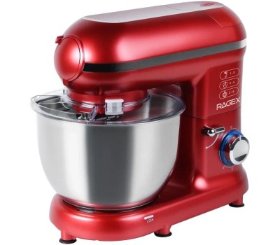 Кухонный комбайн 9 в 1 RAGEX R101, 4.5л, 1500Вт, цвет: 600 (красный), КИТАЙ