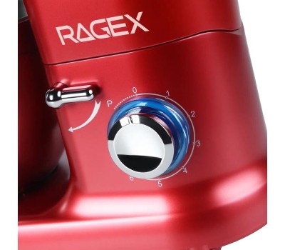 Кухонный комбайн 9 в 1 RAGEX R101, 4.5л, 1500Вт, цвет: 600 (красный), КИТАЙ