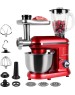 Кухонный комбайн 9 в 1 RAGEX R101, 4.5л, 1500Вт, цвет: 600 (красный), КИТАЙ