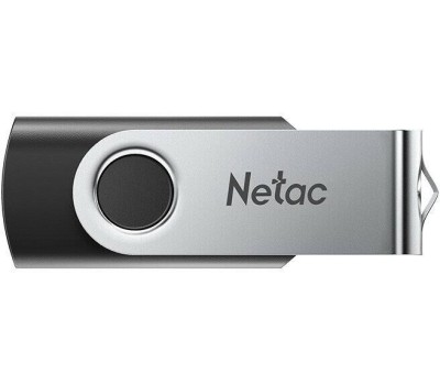 NETAC Флеш Диск 128GB U505 NT03U505N-128G-20BK USB2.0 черный/серебристый