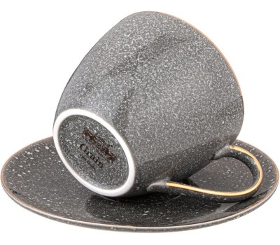 Набор чайный LEFARD 42-507 GRAIN СЕРЫЙ на 2 персоны 220мл (4 предмета)