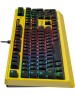 Клавиатура A4TECH Клавиатура Bloody B810RC Punk, проводная, USB, механическая, желтый/черный [b810rc ( punk yellow )]