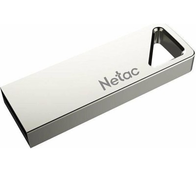 Флешка NETAC Флешка USB U326 4ГБ, USB2.0, серебристый [nt03u326n-004g-20pn]