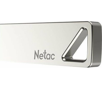 Флешка NETAC Флешка USB U326 4ГБ, USB2.0, серебристый [nt03u326n-004g-20pn]