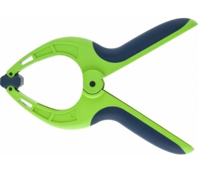 Струбцина СИБРТЕХ Струбцина клещеобразная 3-3/16, пластиковый корпус, двухкомпонентные рукоятки, усиленная пружина, 82 мм 20788