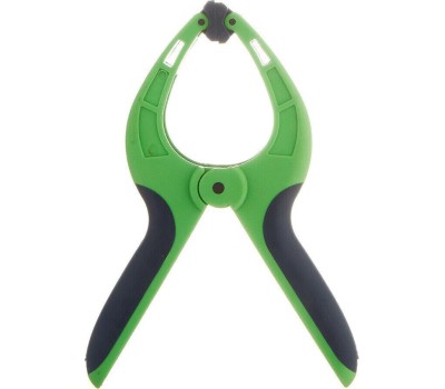 Струбцина СИБРТЕХ Струбцина клещеобразная 3-3/16, пластиковый корпус, двухкомпонентные рукоятки, усиленная пружина, 82 мм 20788