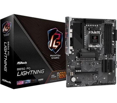 Материнская плата ASROCK Материнская плата B650 PG LIGHTNING, Socket AM5, AMD B650, ATX, Ret