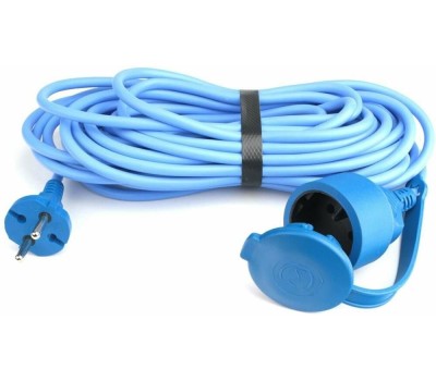 POWERCUBE Сетевой удлинитель PC-2F-R-10(IP), 10м, синий