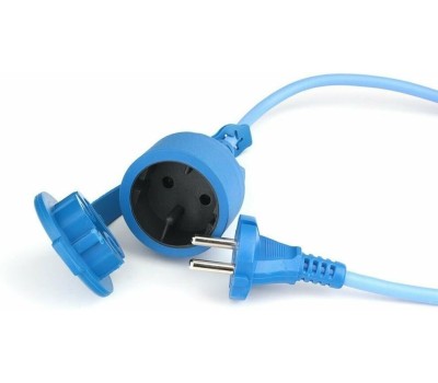 POWERCUBE Сетевой удлинитель PC-2F-R-10(IP), 10м, синий