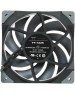 THERMALTAKE Вентилятор Toughfan 12 120мм, 4-pin, 2000об/мин, 19.2 - 22.3 дБ, черный, Ret [cl-f117-pl12bl-a]