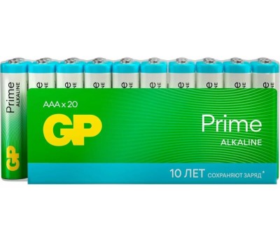 Батарейки GP AAA Батарейка Super Alkaline 24AA21-2CRSWC20, 20 шт