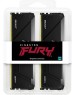 KINGSTON Модуль памяти 32GB FURY Beast RGB KF432C16BB2AK2/32 DDR4 3200 DIMM Gaming Memory Non-ECC, CL16, 1.35V, Kit (2*16GB), RTL