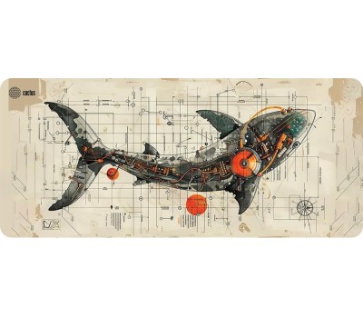 Коврик для мыши CACTUS Коврик для мыши Shark Кордура, 900х400х4мм [cs-mp-cor03xxl]