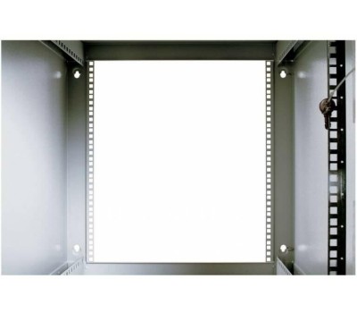 ЦМО Шкаф коммутационный ШРН-Эконом ШРН-Э-9.500.1-9005 настенный, металлическая передняя дверь, 9U, 600x480x520 мм