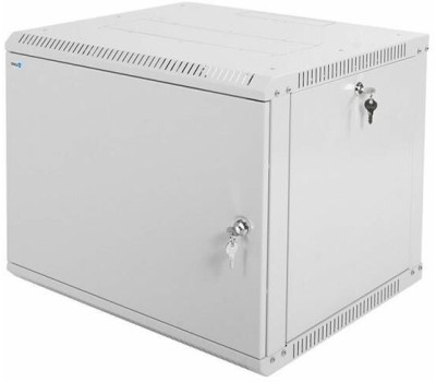 ЦМО Шкаф коммутационный ШРН-Эконом ШРН-Э-9.500.1-9005 настенный, металлическая передняя дверь, 9U, 600x480x520 мм