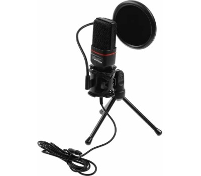 DEFENDER Микрофон стрим игровой Redragon Seyfert GM100 (Сейферт) 3.5 мм, кабель 1.5 м