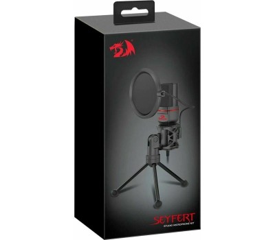 DEFENDER Микрофон стрим игровой Redragon Seyfert GM100 (Сейферт) 3.5 мм, кабель 1.5 м