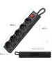 DEFENDER (99497) ES largo сет.фильтр 5 роз - 1,8 м - черный