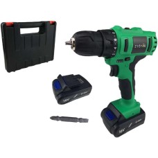 Дрель-шуруповерт ZITREK Greenpower 16-Li (16В, Li-ion аккумулятор 2шт, ЗУ, кейс, бита) 063-4075