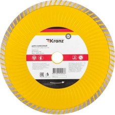 Диск алмазный KRANZ (KR-90-0135) Диск алмазный отрезной Turbo волна 230x22,2x2,4x10мм