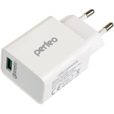 PERFEO (I4659) СЗУ USB, QC3.0, 18W, белый