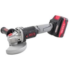 Углошлифовальная машина аккумуляторная P.I.T. Шлифмашина угловая аккум. бесщёточная PWS20H-125A/1 (20В, 125мм, 7000об/мин, 1 акб, ЗУ, кейс)