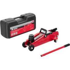 MTX Домкрат гидравлический подкатной, 2 т, 135-320 мм, в пласт. кейсе 51083