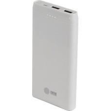 CACTUS Внешний аккумулятор (Power Bank) CS-PBFSMT-10000, 10000мAч, белый
