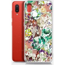 BORASCO Чехол (клип-кейс) ArtWorks, для Samsung Galaxy A02, прозрачный/рисунок [51361]