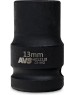 Головка торцевая AVS TOOLS Головка торцевая ударная 6-гранная 1/2''DR (13 мм) AVS H01213I