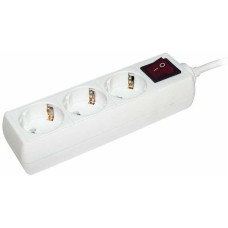 Удлинитель сетевой IEK Сетевой удлинитель У03К, 5м, белый [wyp10-16-03-05-zk-n]
